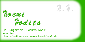 noemi hodits business card